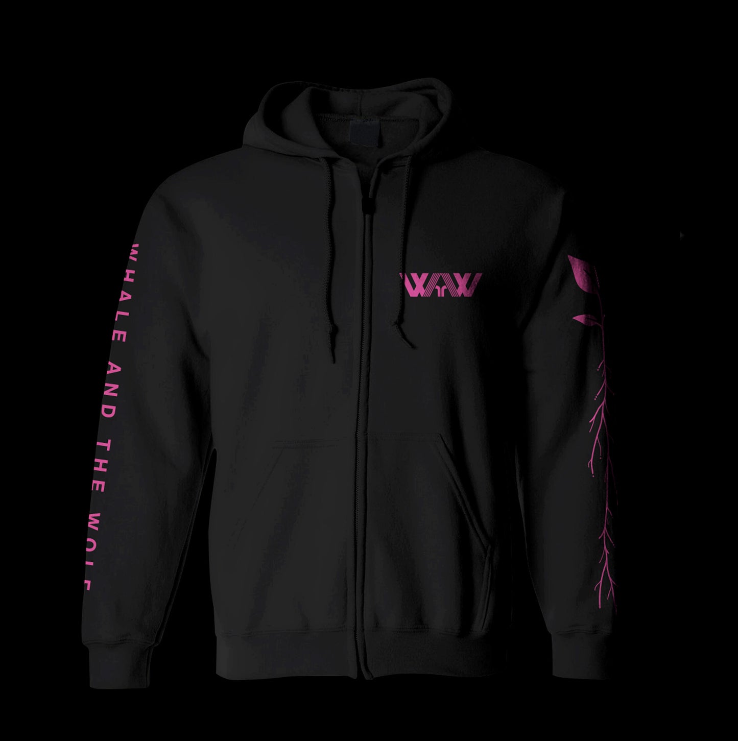 Veins Zip Hoodie