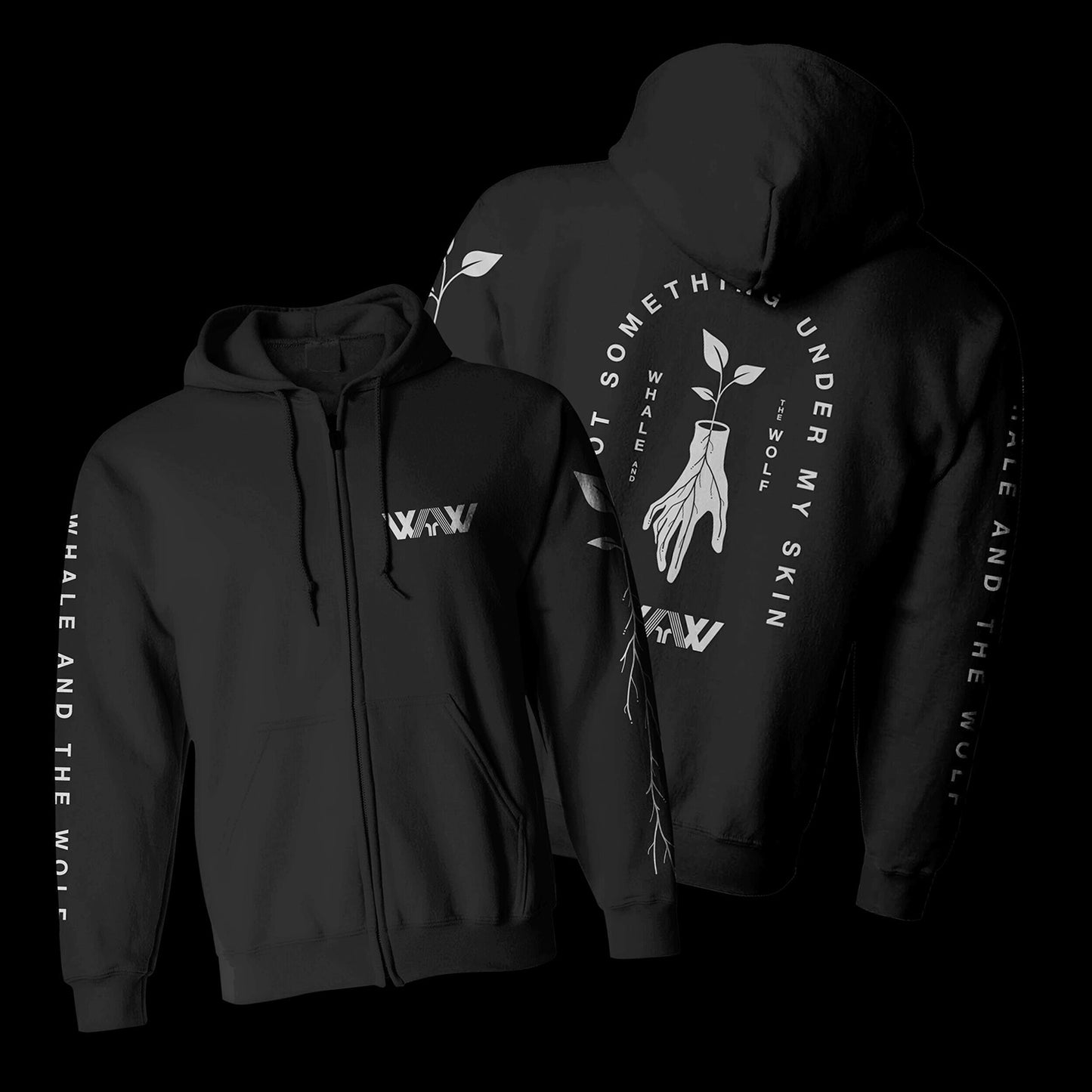 Veins Zip Hoodie